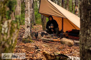 Pyramid Tent Indian Shelter Rainstorm Prevention Outdoor Camping Tent Yurt Camp Tent with Chimney Mouth