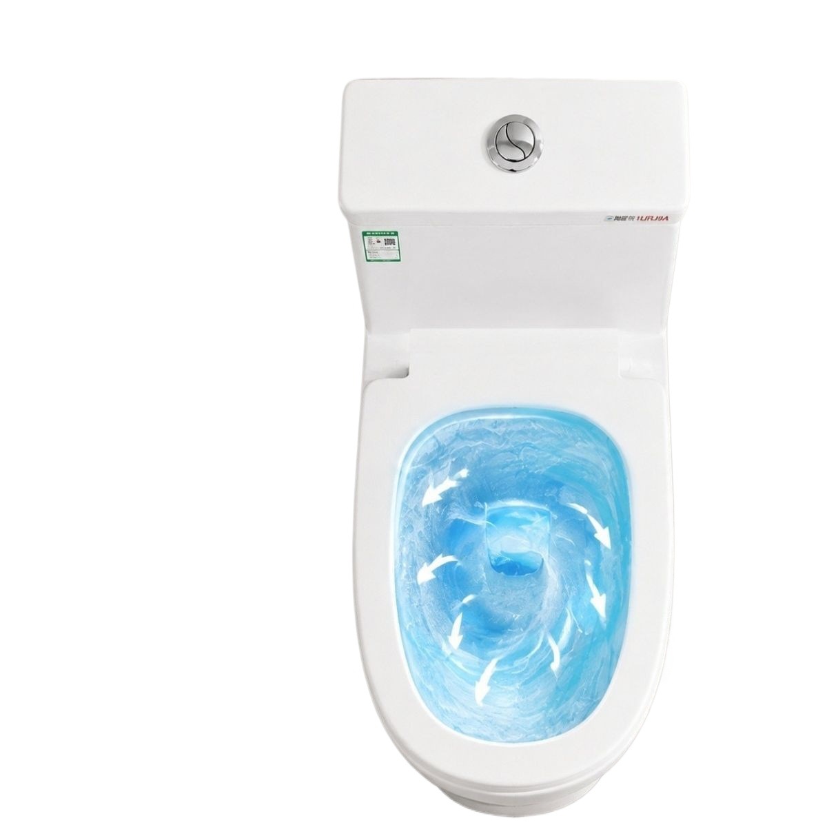 superficie de esmalte inteligente de cerámica caída lenta bombeo inodoro tipo sifón tipo piso de alquiler inodoro tipo pequeño hogar