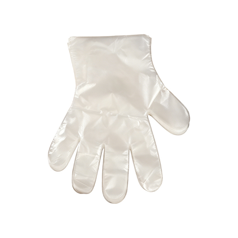 Guantes Desechables de Plástico Transparente Antigrasa y de Grado Alimentario para Gastronomía y Mariscos