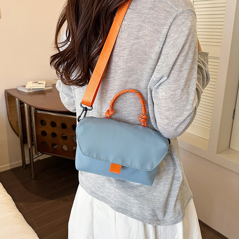 Summer New Style Ins Color-Blocking Crossbody Bag for Women, Simple and Stylish Fitness Small Square Bag, Shoulder Bag, Crossbody Bag for Women
