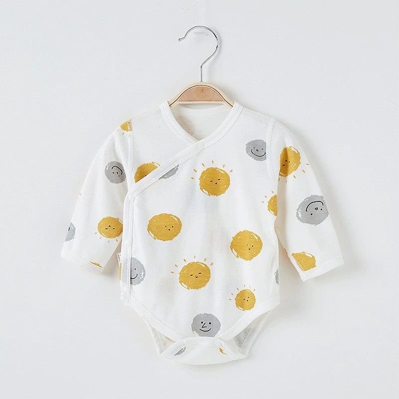 Children's demi-season thermal underwear, bodysuit, thin cotton autumn long-sleeve for new born for men and women girl's