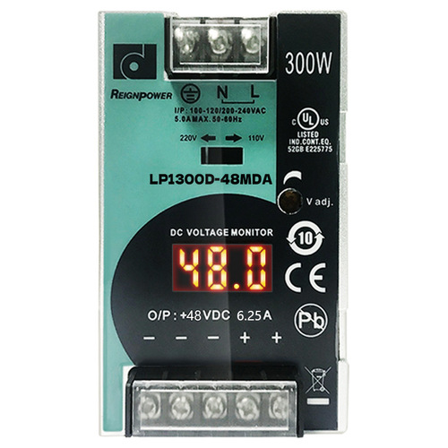 LP1300D Digital 300W LEDING Track Industrial Switching Power Supply DC 24V 36V 48V REIGNPOWER