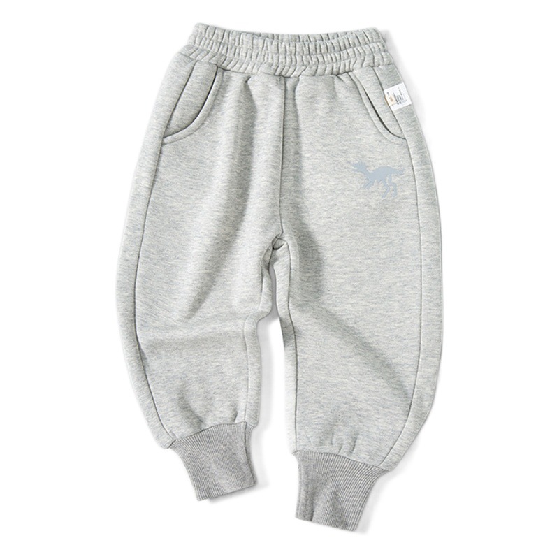 Estilo coreano ropa para niños Moda de Primavera Pantalones deportivos para niños nuevos pantalones de chándal para niños forrados de lana pantalones largos para bebés un envío