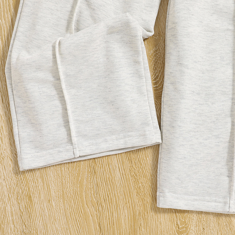 Set da ragazza per bambini, primavera, nuova moda, Street Blast, pantaloni a gamba larga, a maniche lunghe, con top corto_voghion.com