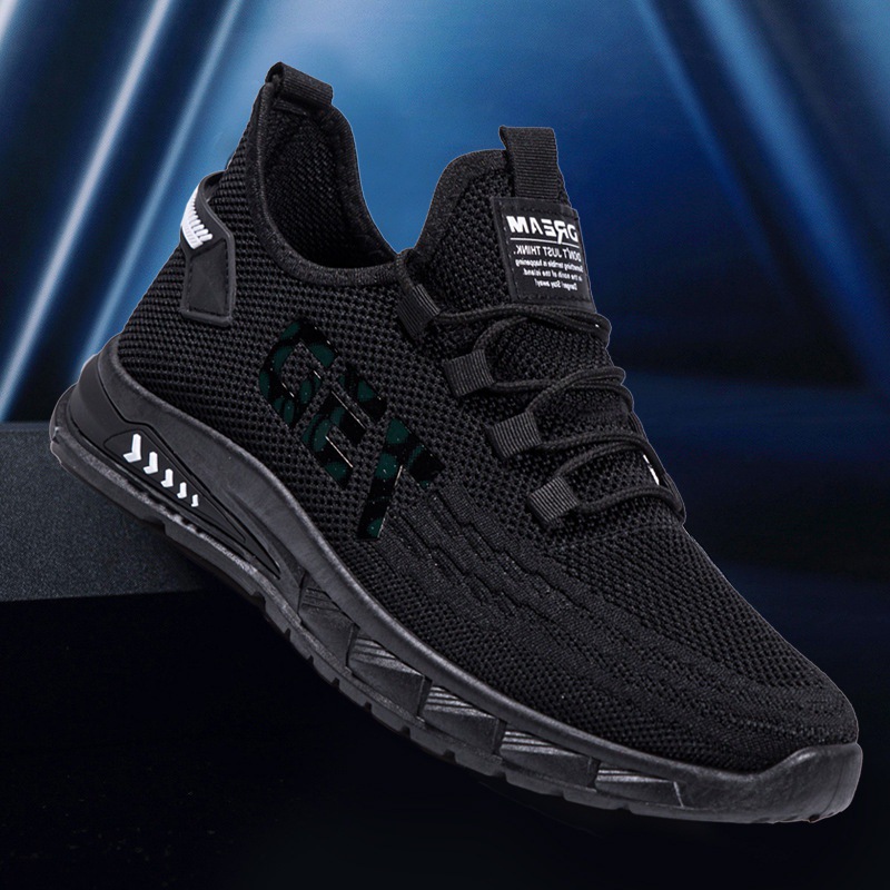 Breathable Men's Running Shoes Lightweight Mesh Trainers_voghion.com