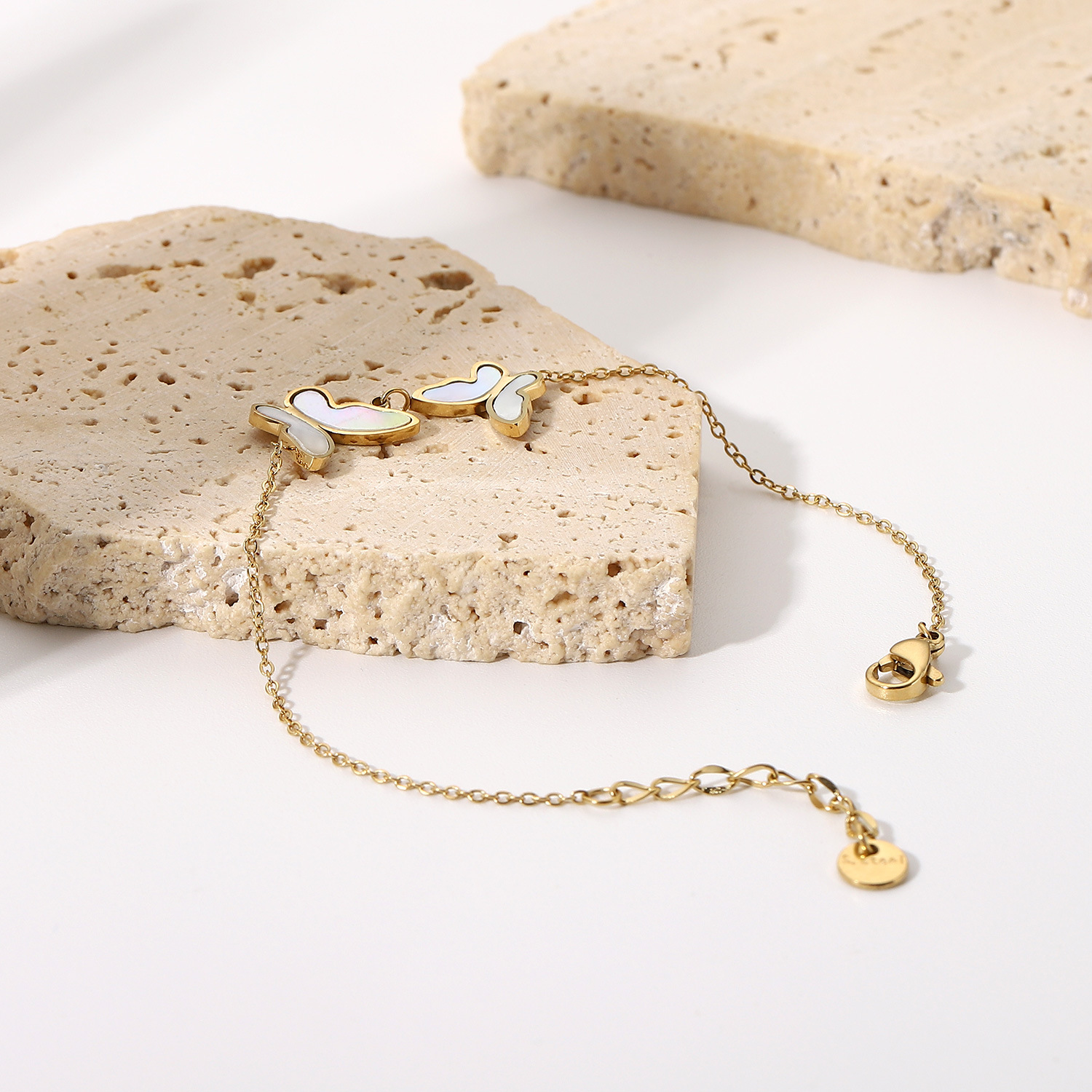 Womenu0027S Fashion Simple Style Butterfly Stainless Steel No Inlaid Bracelets