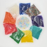 加硬 水弹 一万发优质吸水弹7-8mm水泡弹珠玩具用透明水晶弹水蛋