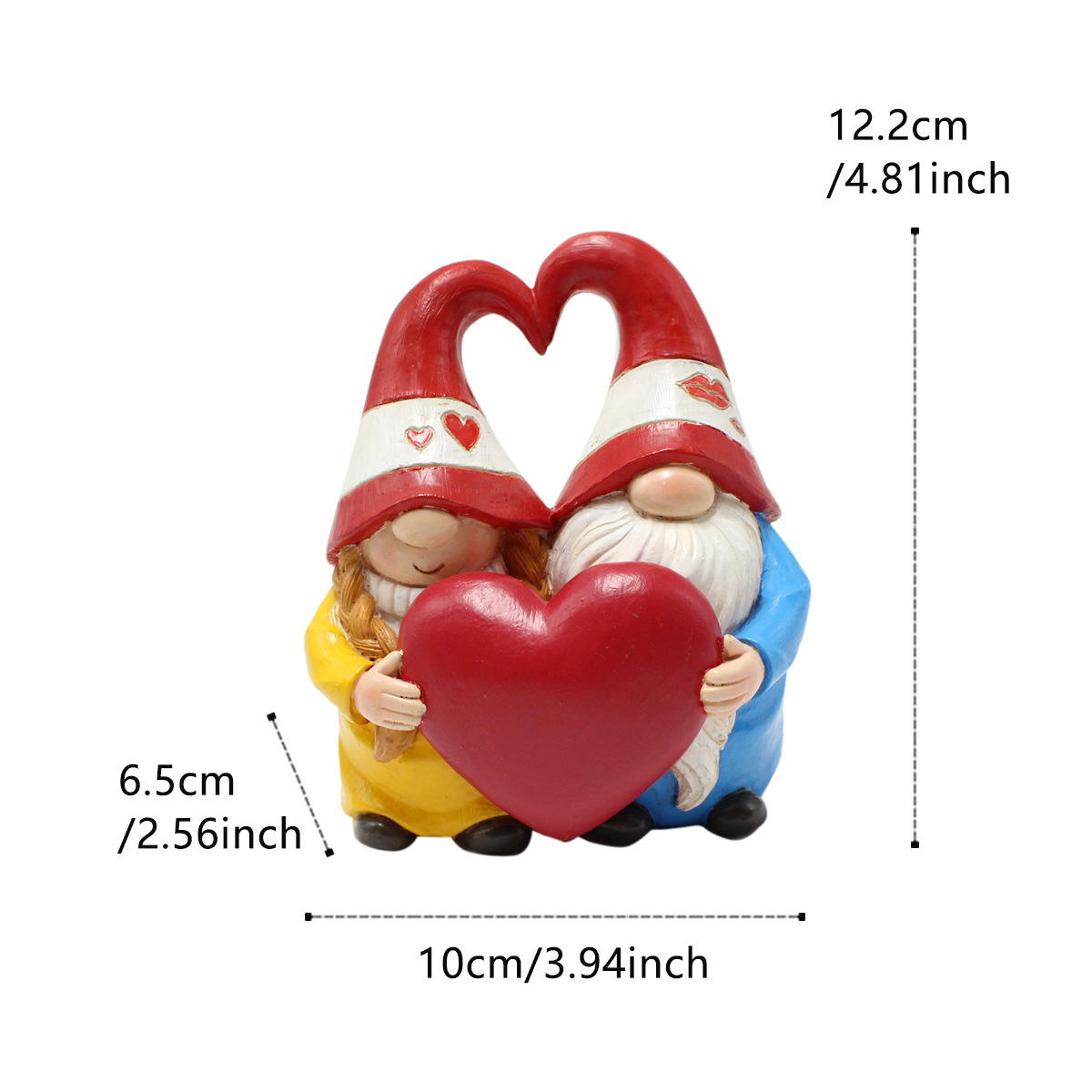 Valentine's Day Gift Love Couple Dwarf Decoration Couple Doll Decoration Creative Resin Garden Decoration