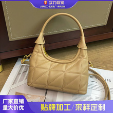 小众设计手提包2025新款复古百搭菱格斜跨包高级感女士单肩包潮