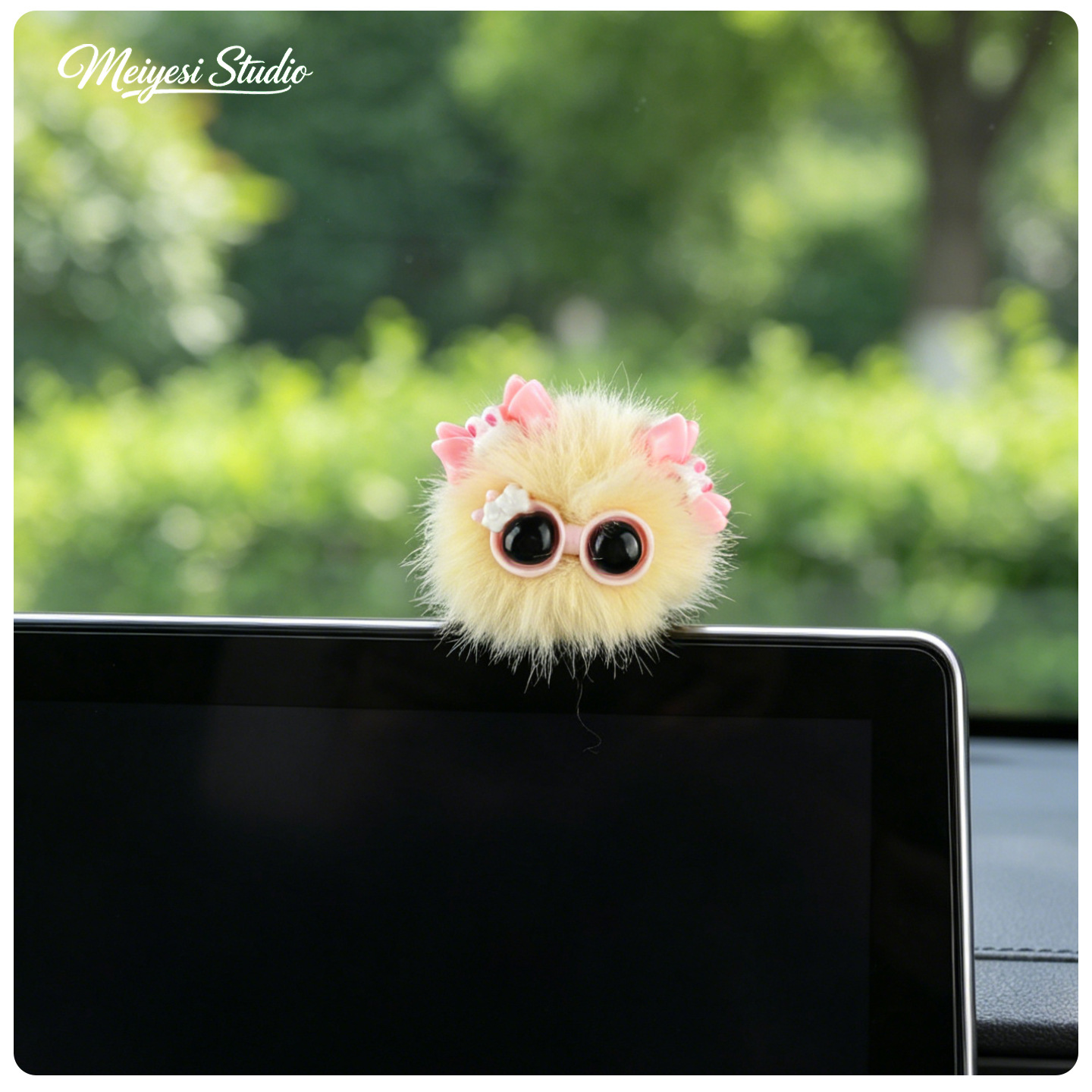 Nuevo elfo de carbón peluche pin de pelo accesorios agujeros zapatos bolsas decoración llaveros peluche adornos para automóviles