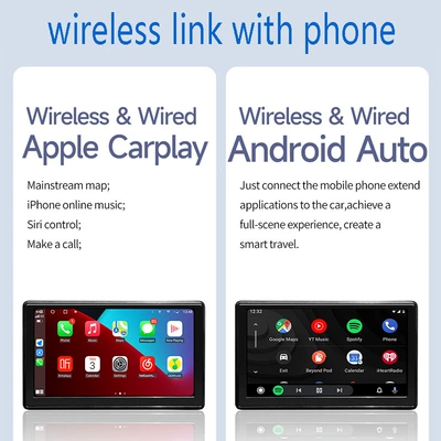 Simsiz CarPlay və Android Auto 7-inch car mobile phone