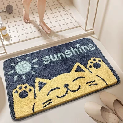 Non-Slip Mat, Imitation Cashmere Carpet | Avtomobil döşəmə paspasları - sunshine-cat-4060cm-imitation-cashmere