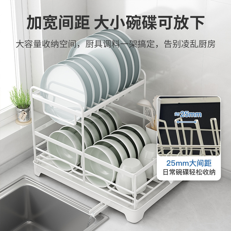 Platos, platos, estantes de drenaje, estantes de almacenamiento para vajilla, encimera, fregadero, estantes de cocina, estantes para platos, cajas de almacenamiento para platos