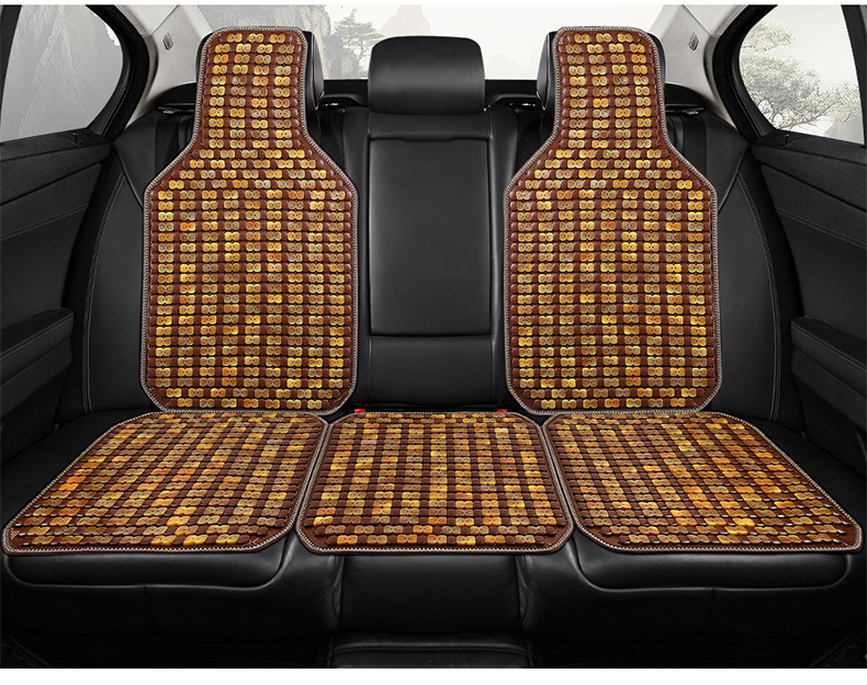 Car seat cushion summer cooling pad single piece truck seat cushion bamboo mat car mat interior ice silk summer ventilation breathable
