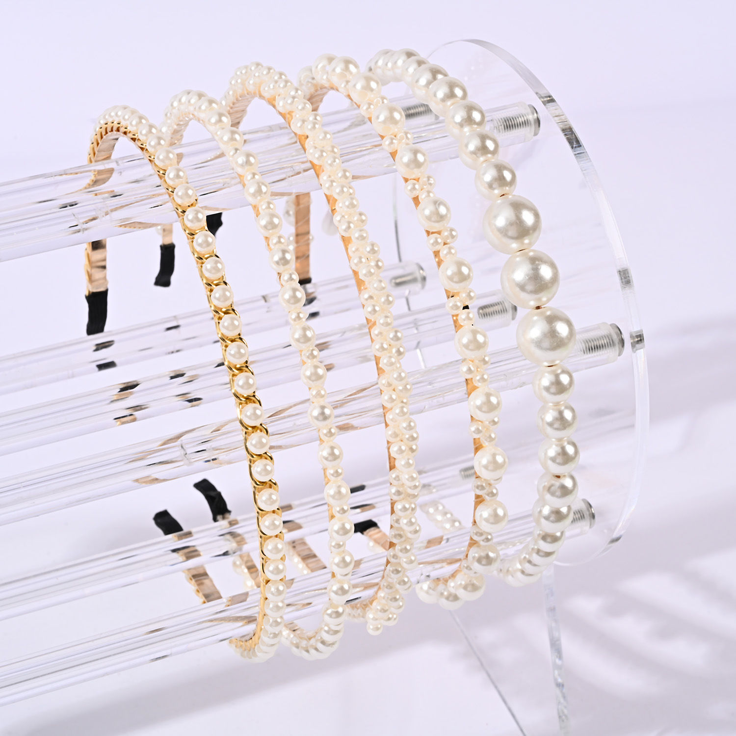 珍珠發箍簡約復古氣質頭箍百搭外出超仙韓國網紅氣質仙女森系頭飾