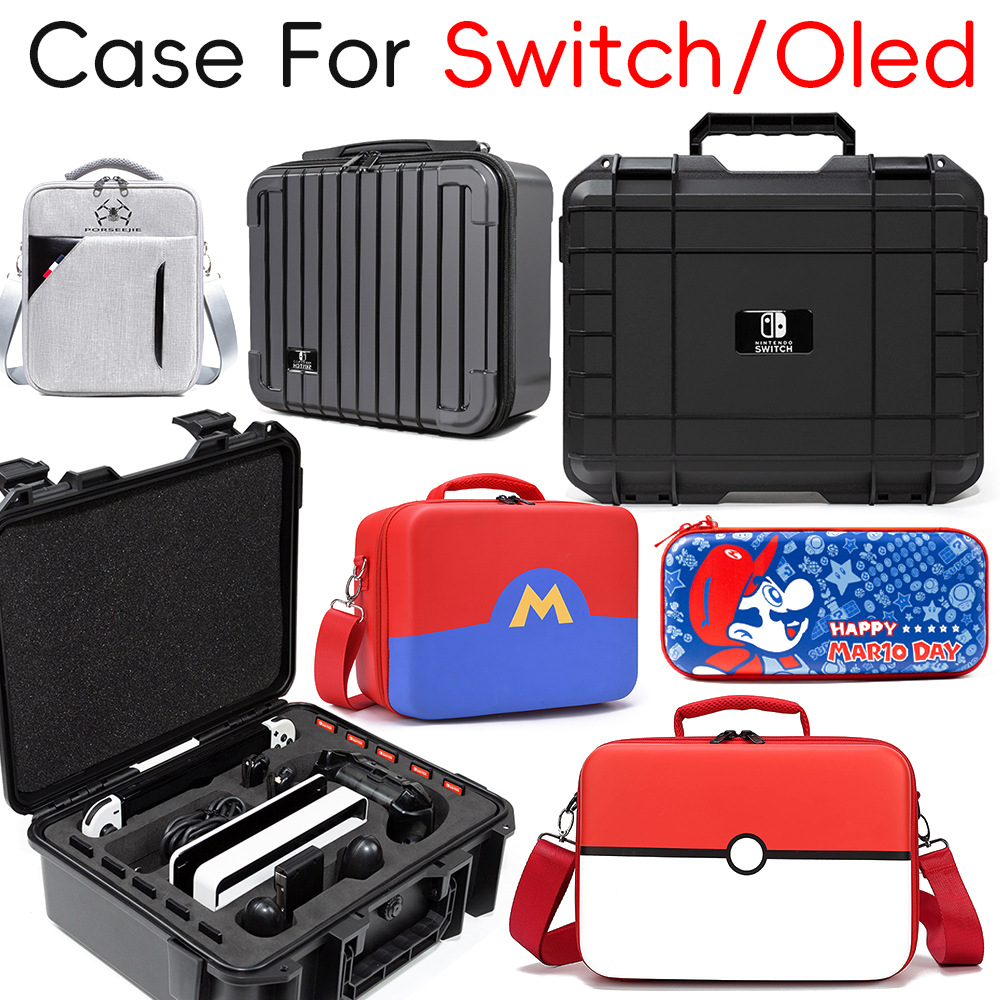 Aplicable a Switch caja a prueba de explosiones NS caja de almacenamiento de gran capacidad accesorios de almacenamiento a prueba de explosiones Nintendo Game machine Protection