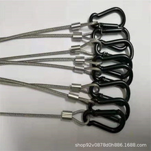 厂家大量生产不锈钢钢丝绳穿铝套 镀锌钢丝绳弹力钢丝绳压制配件