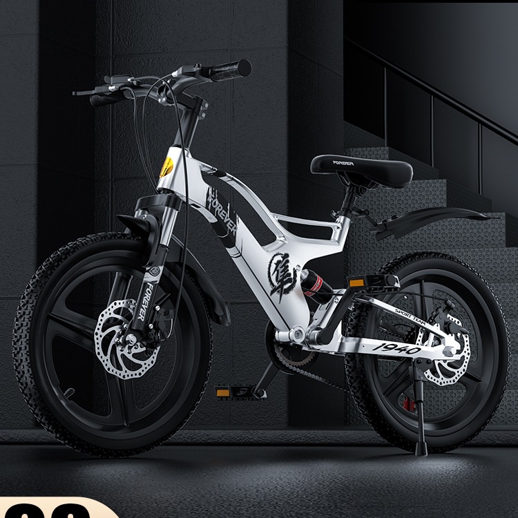 Brand Bicycle for Kidsren 10 to 15 Years Old 6 to 12 Years Old - Boys and Girls Shock-Absorbing Mountain Bike Magnesium Alloy Bicycle