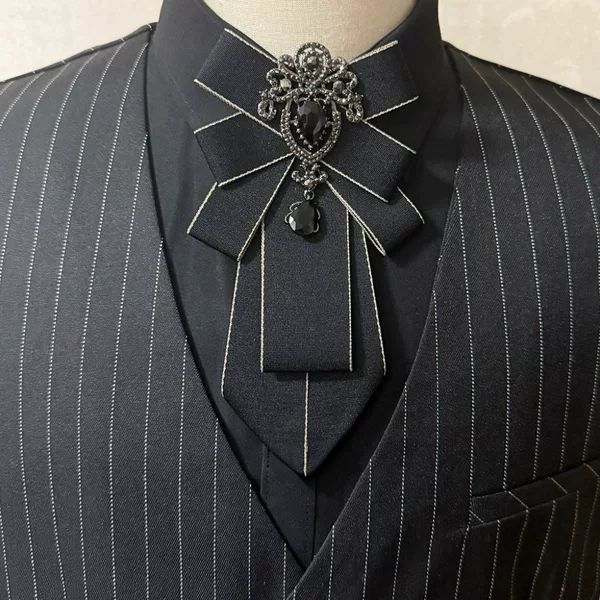 Men's Bow Tie Korean Style European and American Style Bow Tie Accessories Wedding Stage Performance Bow Tie Rhinestone Accessories