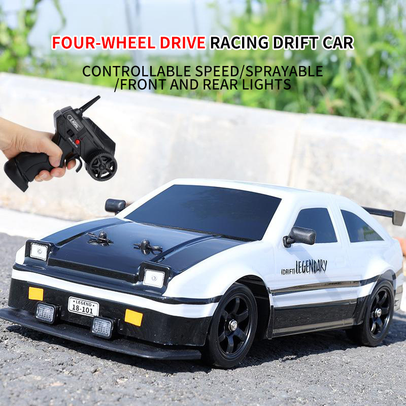 Cross-border toy remote control RC professional high-speed four-wheel drive charging drift racing AE86 racing sports car male GTR Cross-border toy remote control RC professional high-speed four-wheel drive charging drift racing AE86 racing sports car male GTR