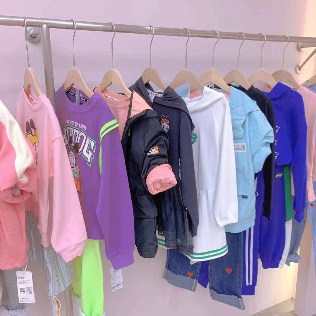 网红品牌 木瓜汁童装品牌 时尚潮牌中大童套装卫衣 网络直播批发