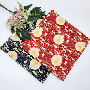 Moon Rabbit style LV Fu Chinese Mid-Autumn Festival moon cake wrapping cloth wrapped leather square towel gift wrapping cloth hand gift wrapping towel