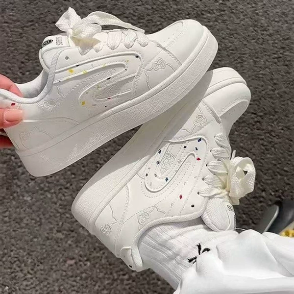 Colored white