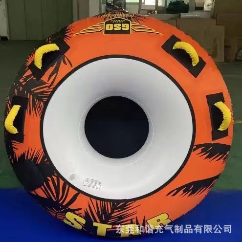 Fábrica de suministro directo de puntos multi-personas lancha de tracción aerodinámica inflable sobre el agua tractor de surf flotante para dos personas