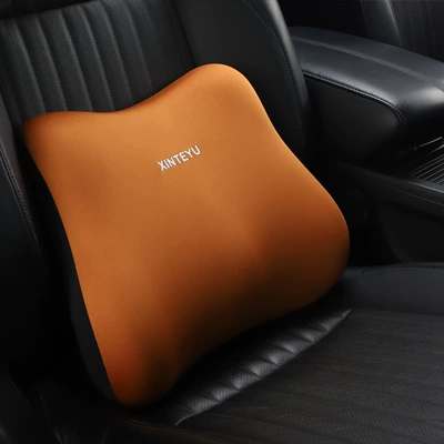 Lumbar Support – Headrest - brown-waist-pillow