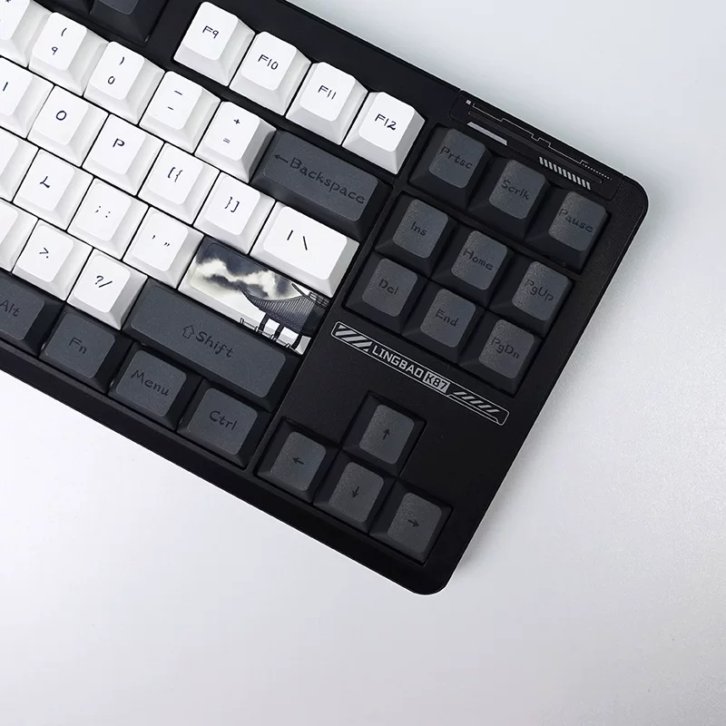 Keycap Lotus ink китайский стиль оригинальная высота PBT утолщённая сабля кастомизированная механическая клавиатура