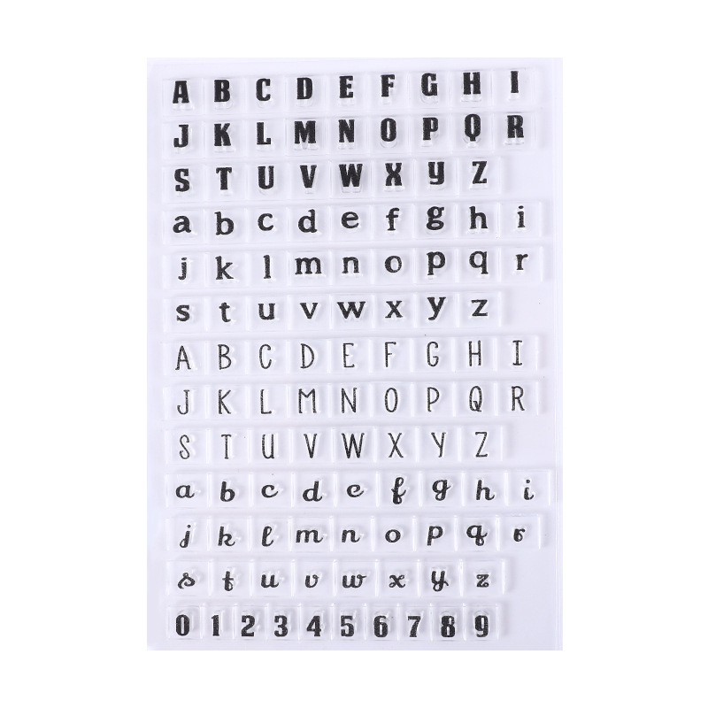 Silicone transparente sello retro icono de oficina sello diario DIY álbum de fotos tarjetas decoración material de cuentas al por mayor