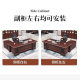 Boss Desk and Chair Combination, a Complete Set of Chinese-Style Executive Desk, Single President Desk, Office Manager Desk, Supervisor Desk