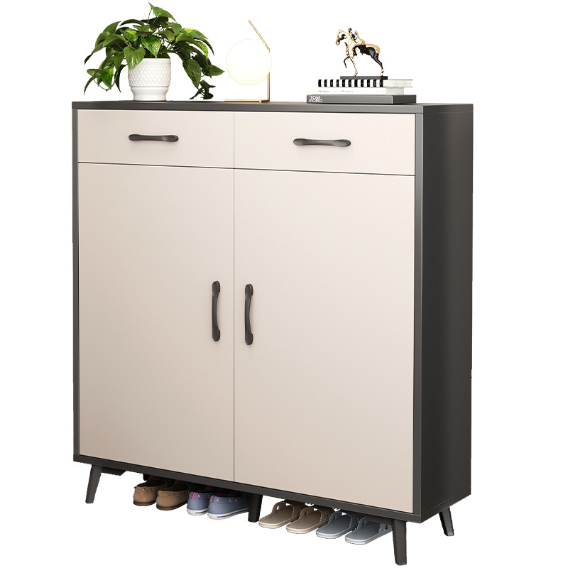 gabinete de zapatos puerta doméstica gabinete de gran capacidad puerta de entrada gabinete de zapatos armario de almacenamiento integrado alquiler casa de almacenamiento rack de zapatos