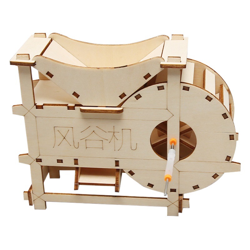 Experimento científico Ciencia y Tecnología pequeña producción pequeña invención granja herramientas viento Valle Máquina Manual Física Ciencia Innovación Primera Clase diy estudiantes