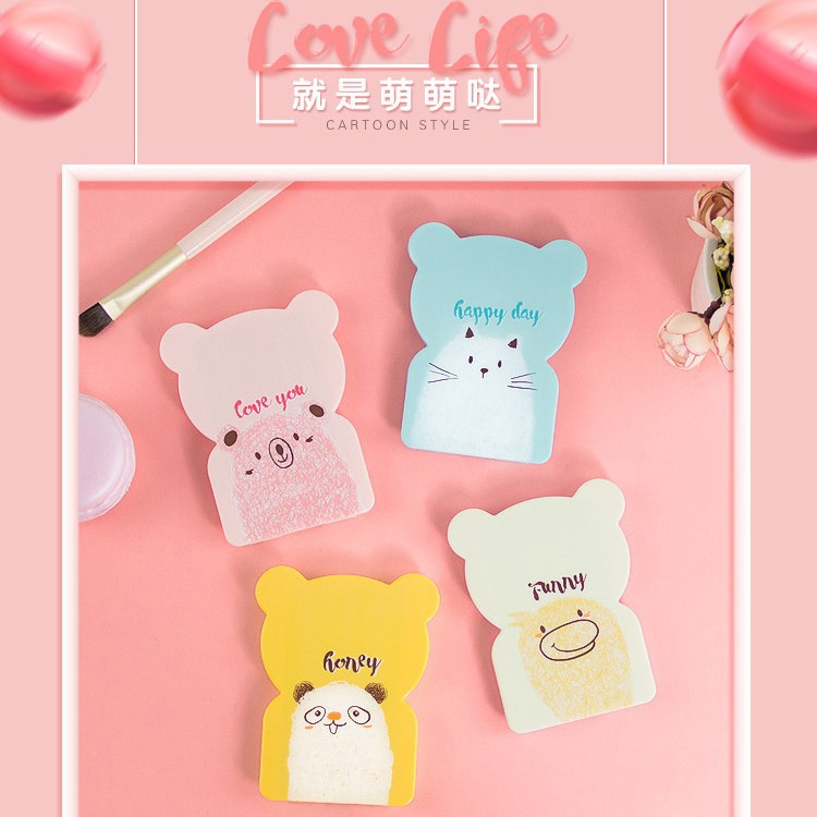 N3127 boutique oso espejo peine belleza espejo peine pelo Yiwu 2 yuanes dos yuanes