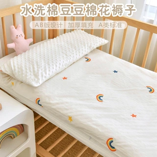 幼儿园床垫褥子婴儿床褥垫子纯棉花儿童拼接床垫被宝宝午睡铺被