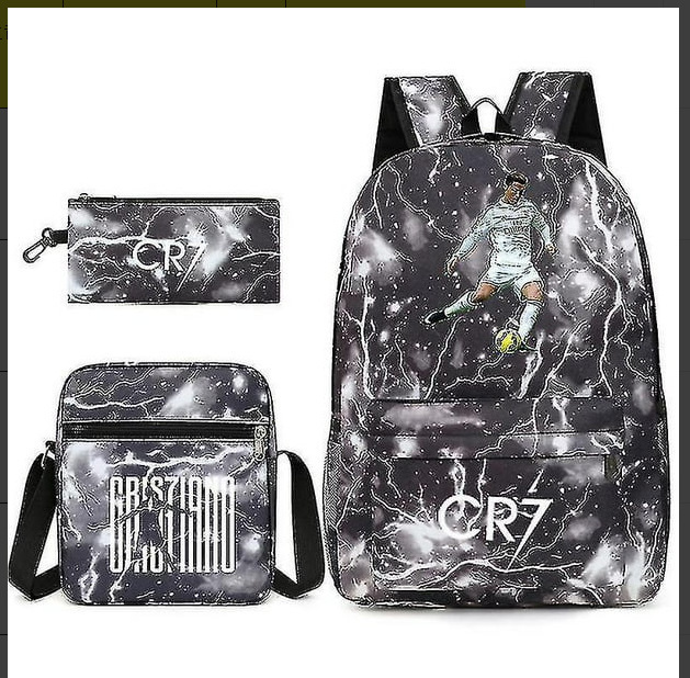 Mochila de tres piezas, mochila para hombres y mujeres, mochila a prueba de salpicaduras [una también es precio al por mayor] mochila de espalda protectora