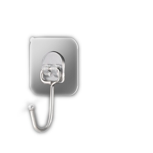 Extra-large strong hook, adhesive hook without drilling, seamless adhesive hook for bathroom, door-back kitchen wall-mounted clothes and hat hook
