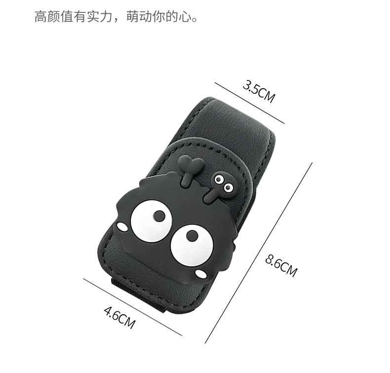 Car glasses holder, high-end car sun visor storage clip, creative multifunctional magnetic sunglasses holder