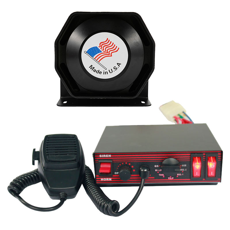 Sirena de Alarma para Auto con Megáfono 200W CJB-200E de Aleación de Aluminio