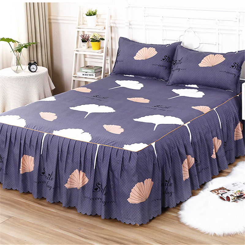 Una sola cubierta de cama de color sólido cubierta de cama de cama coreana sábanas de cama 1 m 1.5 / 2.0 m