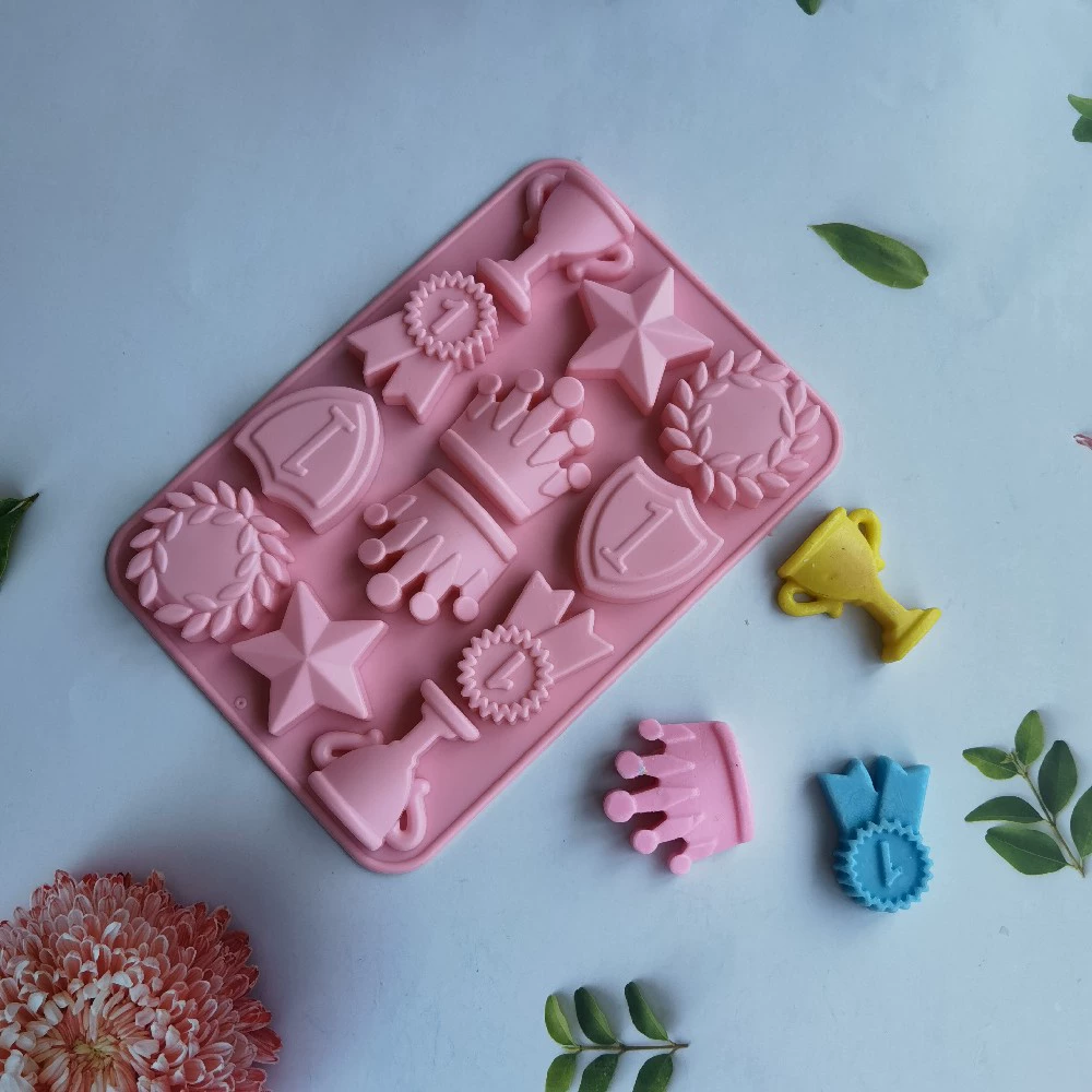 Силиконовая форма «Золотой Кубок» 440, шоколадная DIY форма для торта и десертов, ручная выпечка