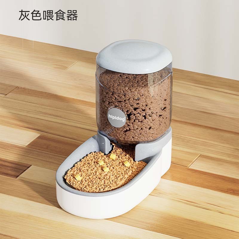 灰色喂食器丨大容量