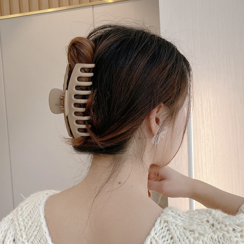 女性用ヘアピン、高級感のある韓国東大門と同じスタイルのヘアピン、後頭部のシャーククリップ、女性用ヘアアクセサリー|undefined