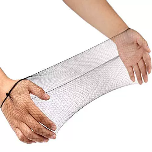 Vacuum 100PCS Amazon temu invisible hair net disposable net catering cap packaging 24inch large size