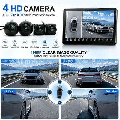 Vehicle camera spot monitoring system, AHD high-definition