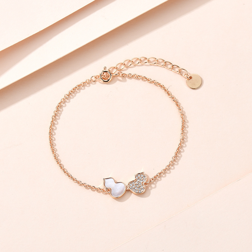 Pulsera de lujo color oro champán con diamantes, diseño de hueso de serpiente, colección exclusiva para exportación transfronteriza, modelo nuevo 2025