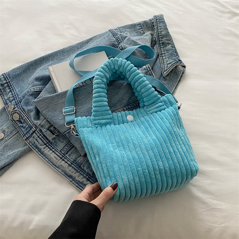 Otoño y invierno nuevos productos de diseño Nichozhong pozos de cordillera bolsas de algodón lindas bolsas de mano chic bolsas de hombro