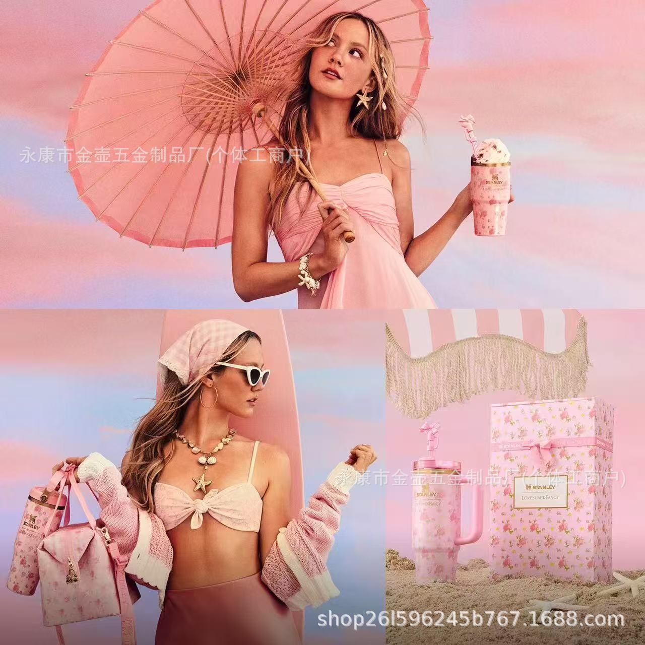 Premium 304 18/8 Stainless Steel + Double-Wall Vacuum Ulation – Keeps Drinks Ice-cold 11+ Hours, Hot 7+ Hours, No Sweat Exterior Iconic Coquette Bow & Car Cup Holder Friendly Handle – Upgraded FlowState™ Leakproof Lid + Reusable Straw, Fits Perfectly I