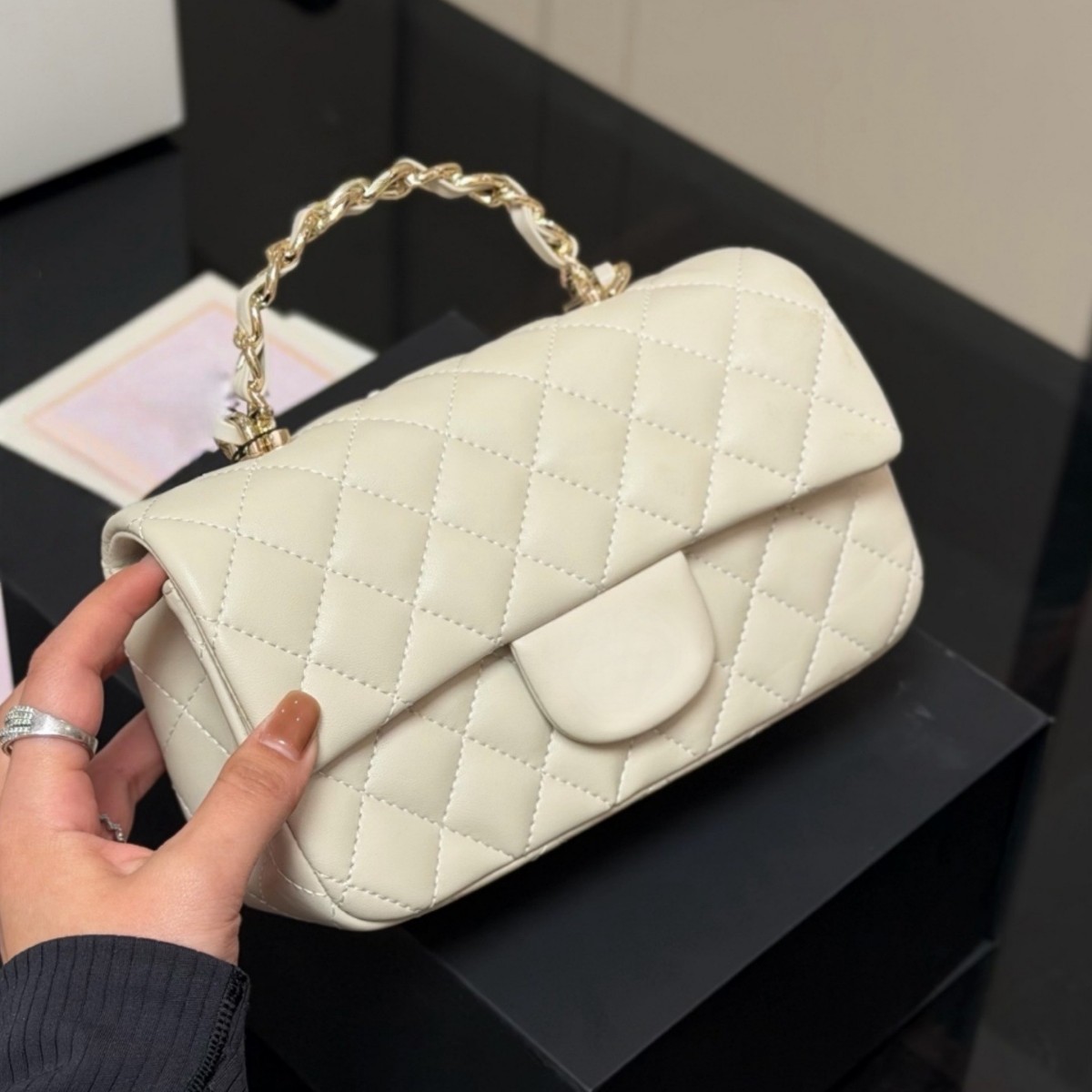 菱格手提包包2026新款单肩包斜挎包女包L294